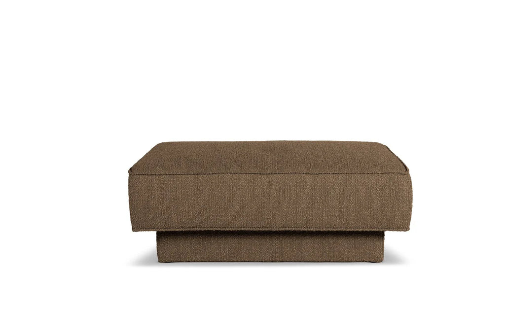 MELLIZO. Puf, Small / brown bouclé (online lagersalg)