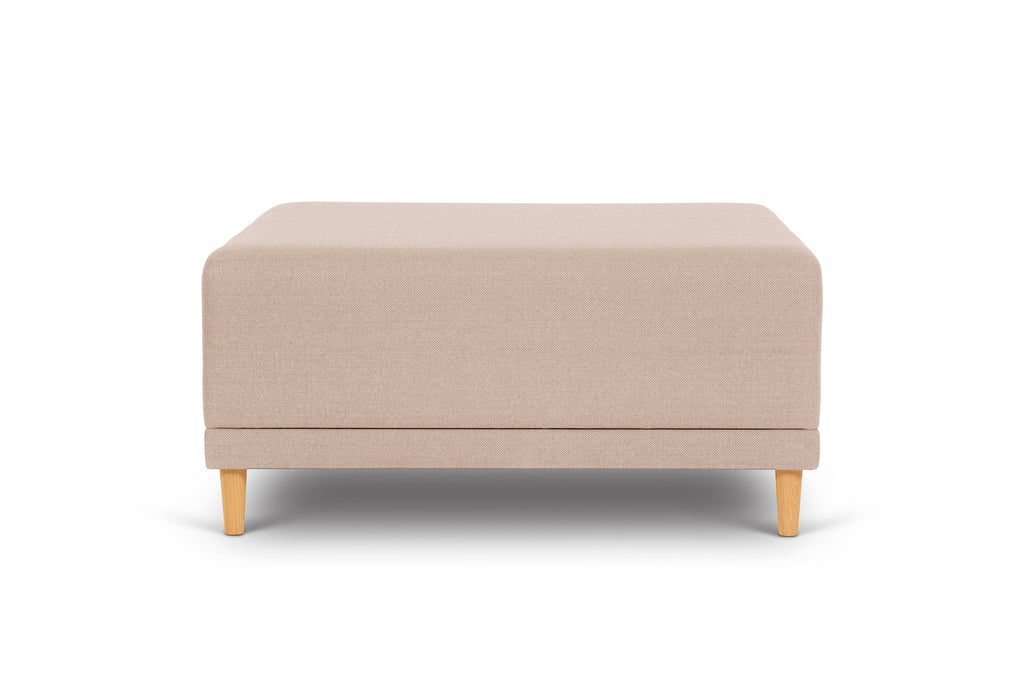 FLOKK. Puf / beige fabric (online lagersalg)