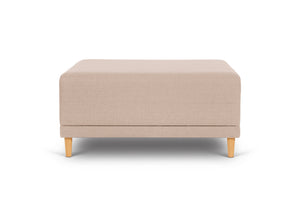 FLOKK. Puf / beige fabric (online lagersalg)