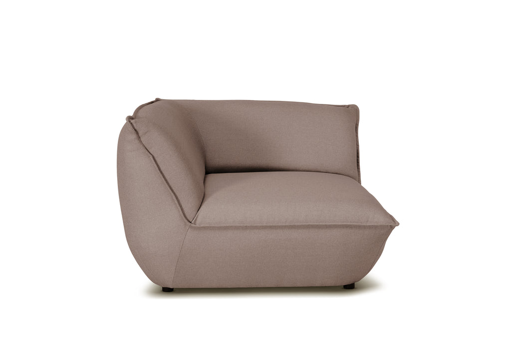 FRIDAY. Corner / light brown fabric (online lagersalg)