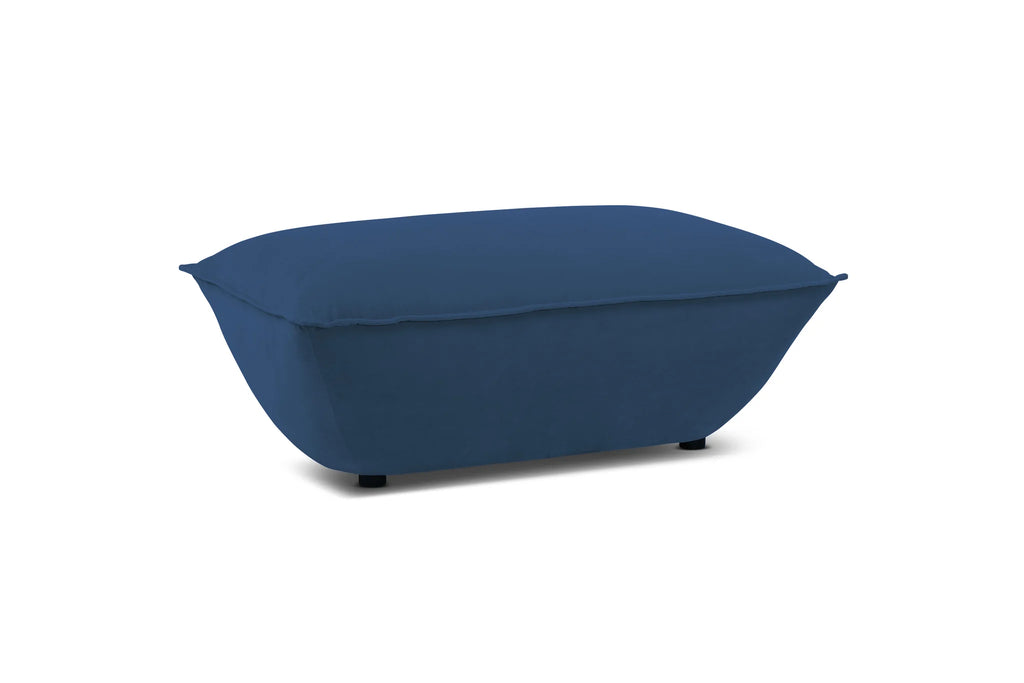 FRIDAY. Small Puf / petrol velvet (online lagersalg)