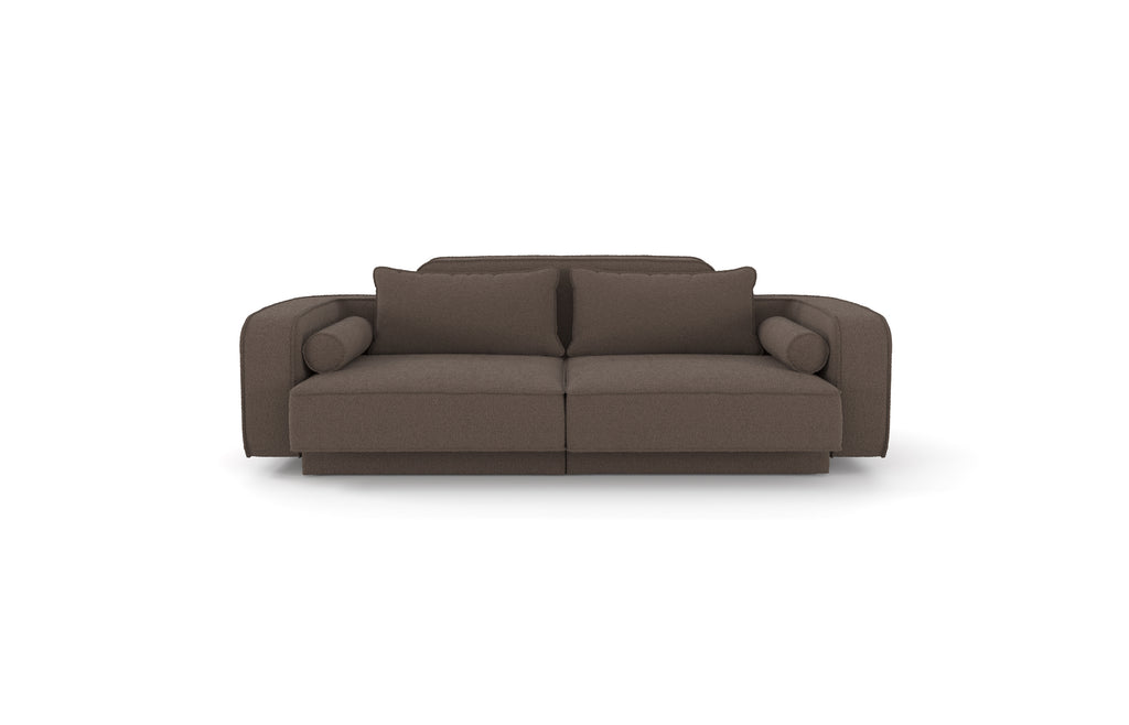 TWIN. 230 cm / brown bouclé // flere varianter (online lagersalg)