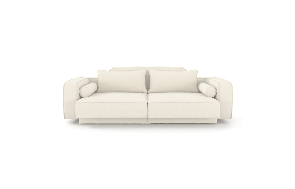 TWIN. 230 cm / light sand bouclé // flere varianter (online lagersalg)