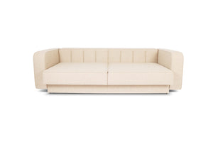 MELLIZO. SOFABED. inkl. et sæt puder / light sand bouclé (online lagersalg)