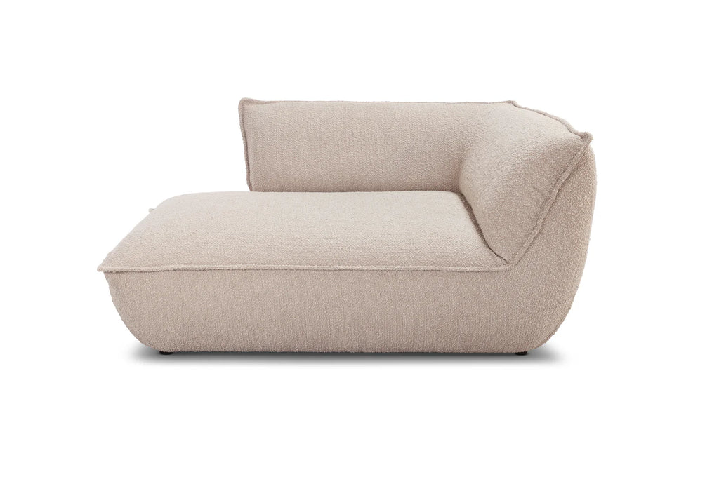 FRIDAY. Open Corner, left / beige bouclé (online lagersalg)