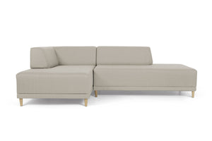modul sofa med chaiselong. 2 personers sofa med åben ende