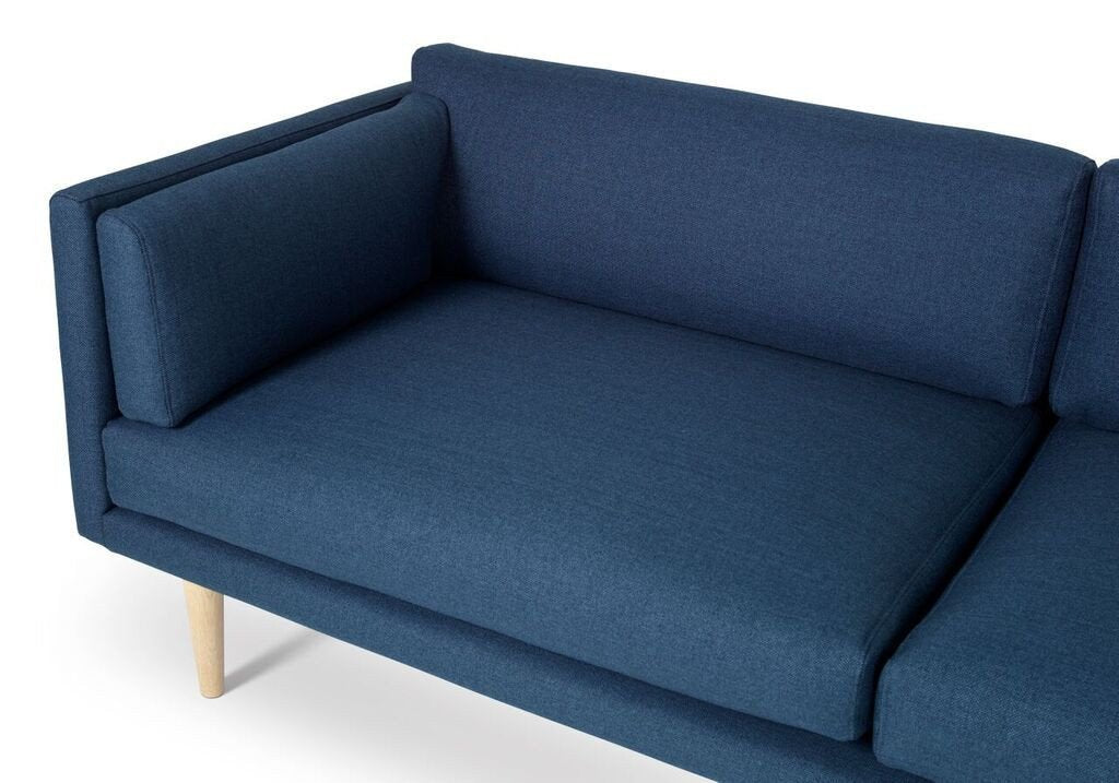 a sofa formel a blå klassisk sofa